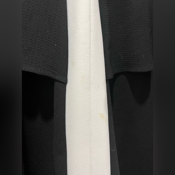 Zara Black and White Cold Shoulder Dress - Picture 5 of 6